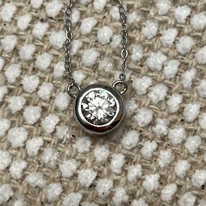 Elegant Moissanite necklace
